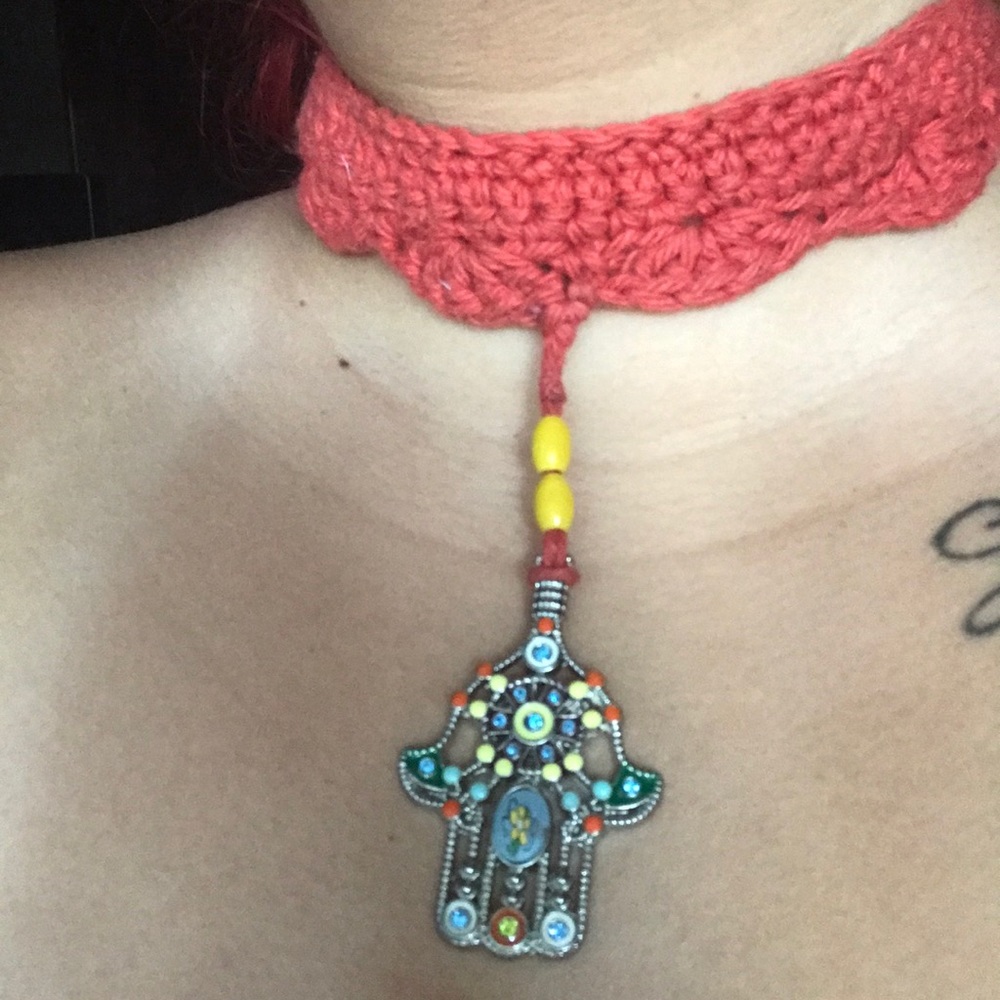 Crochet choker